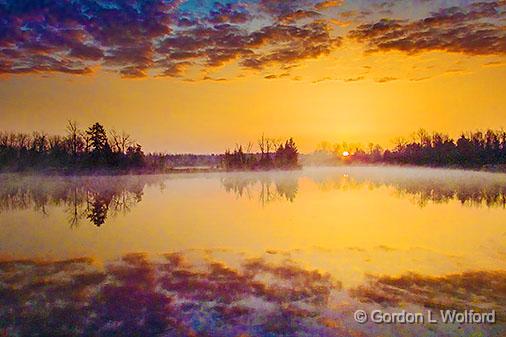 Rideau Canal Sunrise_DSCF01336.jpg - Photographed along the Rideau Canal Waterway near Smiths Falls, Ontario, Canada.